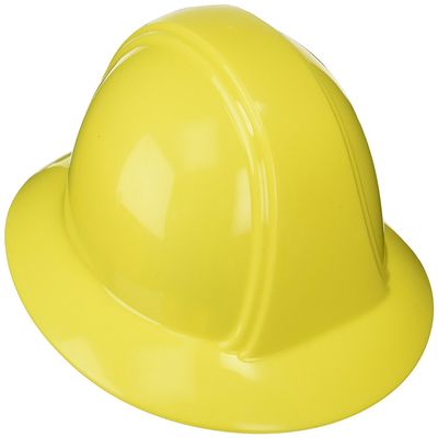 Occunomix VF200-09 Vulcan Full Brim Hard Hat with Ratchet Suspension, Yellow