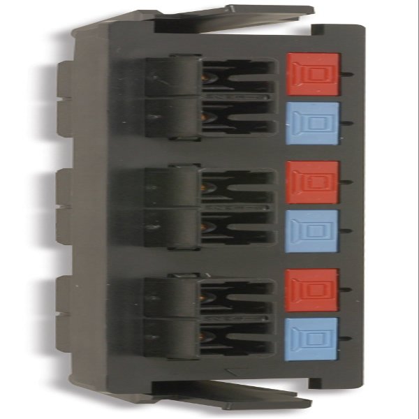 SIEMON RIC-F-SC6-01 6 Fiber, Black, Fiber Adapter Plate, SC