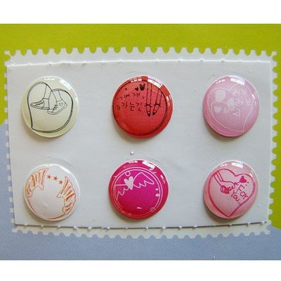 "Home" Button Sticker for iphone/ipad/itouch, Arts, 6 Stickers