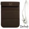 Smart Glove Brown Premium Durable Leather Cover Sleeve Carrying Case can Easily be Converted to a Stand for Kindle Touch 6 inch Plus Earbuds view 1