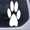 6in X 6.0in White -- School Team Paw Print Sports Car Window Wall Laptop Decal Sticker view 1