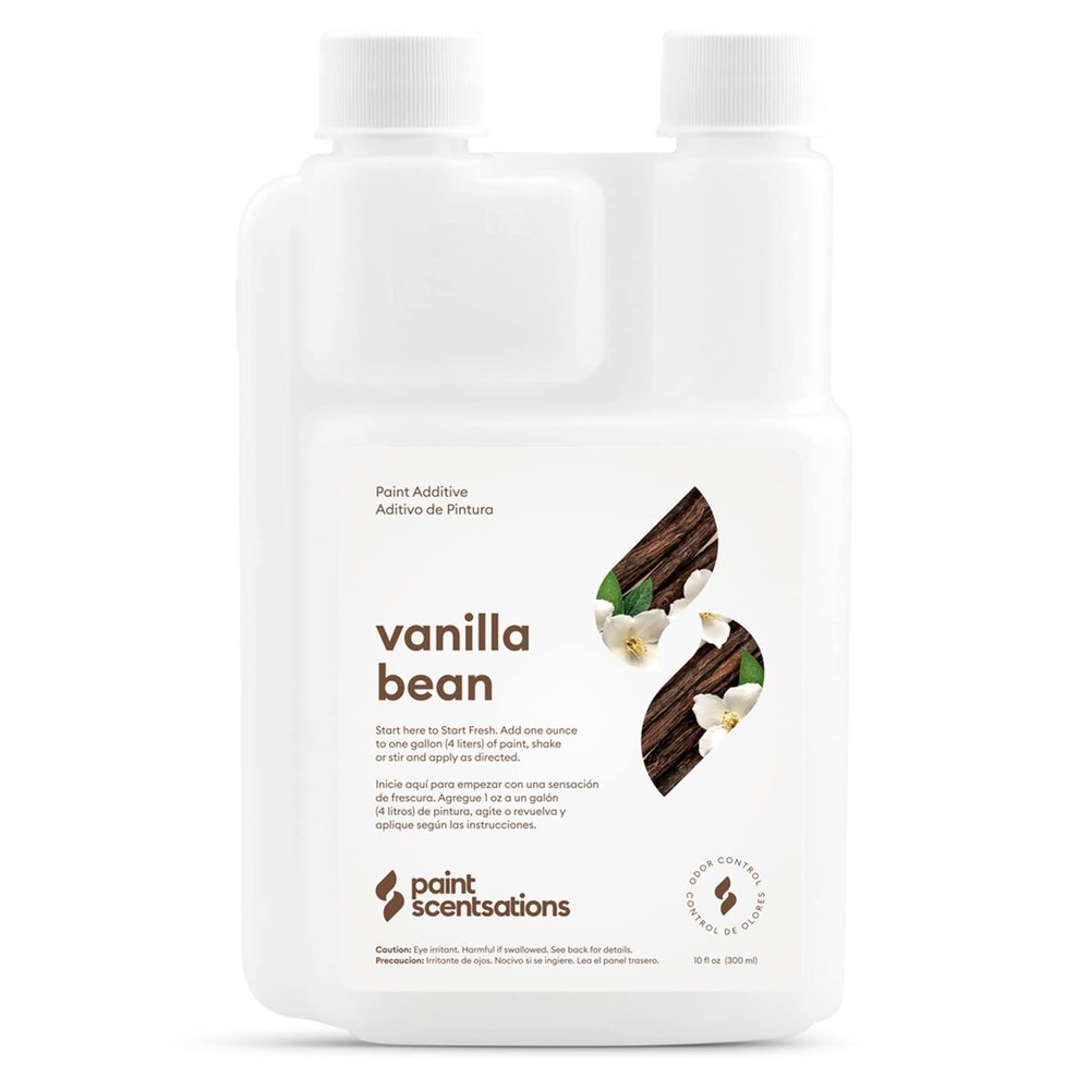 Paint Scentsations Vanilla Bean Odor Control Paint Additive | Air Freshener For Home | Last Up To 4 Months | Mix 1oz For Every 1 Gallon Of Paint | 10oz Bottle