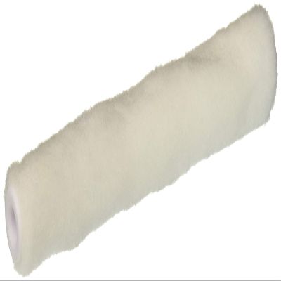 WHIZZ 44314 6-1/2" White flex Woven 1/4" Nap Mini roller 2Pk