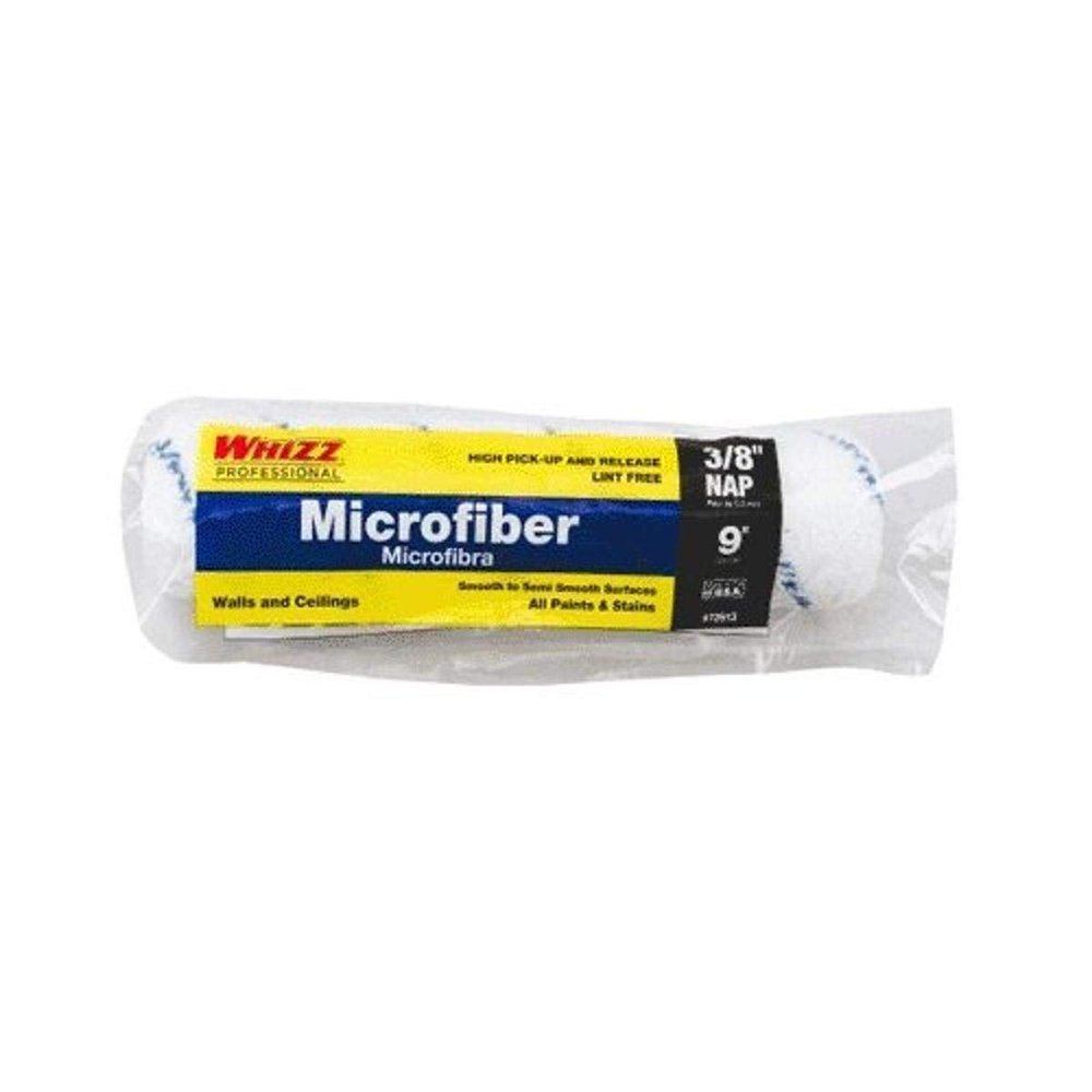 WHIZZ Series 72913 9" Xtrasorb Microfiber Blue Stripe 3/8" Nap Roller Cover
