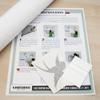 US Map Outline Wall Decal 60" Wide Maize view 3