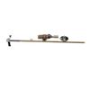 T&S Brass BL-4720-02 Remote Control Water Angle Stop with 3/8-Inch Npt Female Inlet-Outlet, Standard Flange and 4-Arm Lab Handle view 1