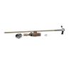 T&S Brass BL-4720-02 Remote Control Water Angle Stop with 3/8-Inch Npt Female Inlet-Outlet, Standard Flange and 4-Arm Lab Handle view 3