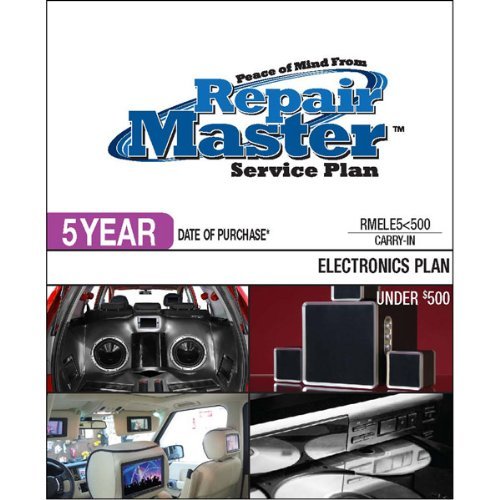Repair Master 5-Yr Date of Purchase Electronics Plan - Under $500