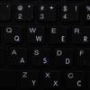 Apple Hungarian Stickers for Keyboard with White Lettering Transparent Background for Desktop, Laptop and Notebook view 1