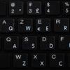 4Keyboard Apple Italian Stickers for Keyboard with White Lettering Transparent Background for Desktop, Laptop and Notebook view 1