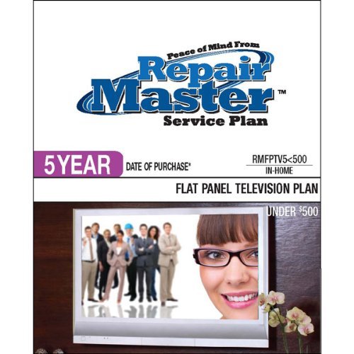 Repair Master 5-Yr Date of Purchase Flat Panel TV Plan - Under $500