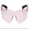 Pyramex S2517SN Mini Ztek Safety Glasses Pink Lens Pink Frame ANSI Z87+ view 2