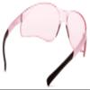Pyramex S2517SN Mini Ztek Safety Glasses Pink Lens Pink Frame ANSI Z87+ view 4