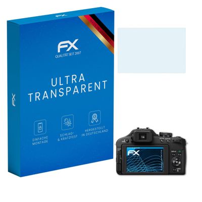 atFoliX Screen Protection Film compatible with Panasonic Lumix DMC-FZ150 Screen Protector, ultra-clear FX Protective Film (3X)