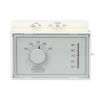White-Rodgers Mercury-Free Mechanical Thermostat, 1F56N-444