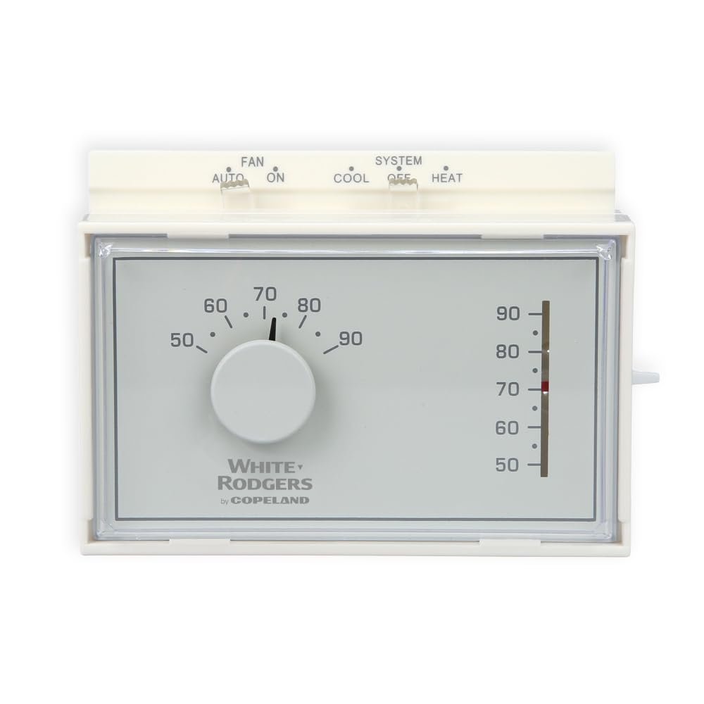 White-Rodgers Mercury-Free Mechanical Thermostat, 1F56N-444