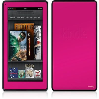 WraptorSkinz Amazon Kindle Fire (Original) Decal Style Skin - Solids Collection Fushia
