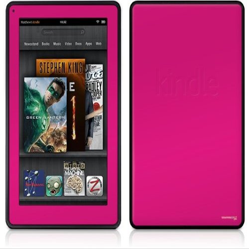 WraptorSkinz Amazon Kindle Fire (Original) Decal Style Skin - Solids Collection Fushia