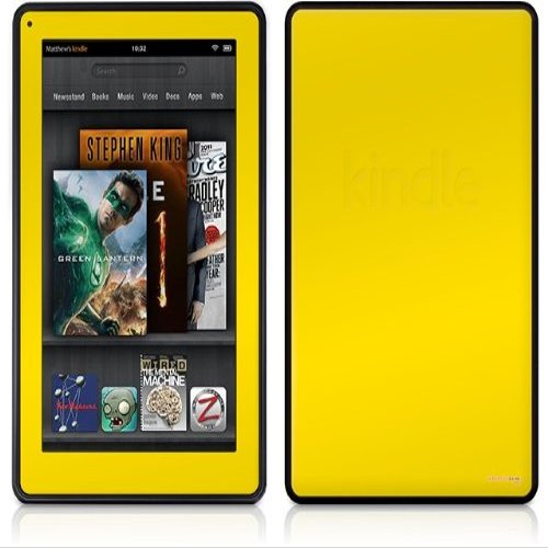 WraptorSkinz Amazon Kindle Fire (Original) Decal Style Skin - Solids Collection Yellow