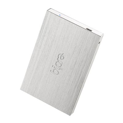 Bipra 40Gb 40 Gb 2.5 Inch External Hard Drive Portable Usb 2.0 Pocket Size Slim Ntfs - Silver
