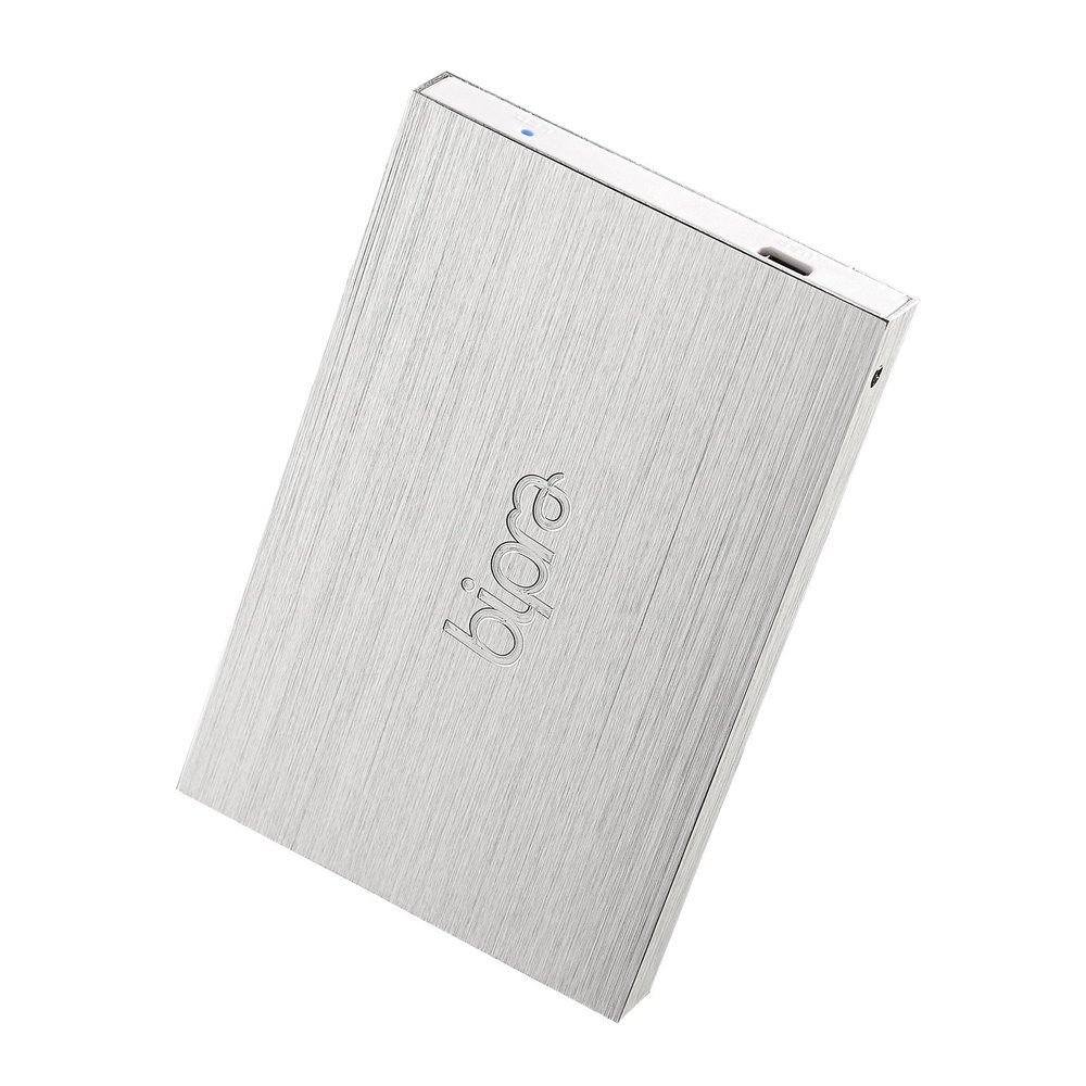 Bipra 40Gb 40 Gb 2.5 Inch External Hard Drive Portable Usb 2.0 Pocket Size Slim Ntfs - Silver