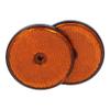 Carpoint 0413960 Reflector Round 70 mm 2 Pieces Orange view 2