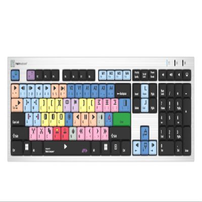 LogicKeyboard keyboard designed for AVID Media Composer compatible with Windows 7-10 -Part: LKBU-MCOM4-AJPU-US