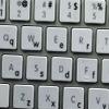 Apple English (Lower CASE) Sticker for Keyboard with Black Lettering Transparent for Desktop, Laptop and Notebook view 4