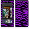 uSkins Amazon Kindle Fire (Original) Decal Style Skin - Purple Zebra view 1