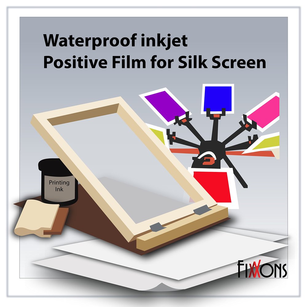 Transparency Film For Silk Screen 17" x 100' Roll (Waterproof)