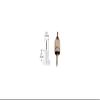 CRL CB85 Brushed Nickel Plated Short Round Floor Base Fitting for Cable Display System view 1