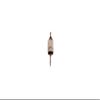 CRL CB85 Brushed Nickel Plated Short Round Floor Base Fitting for Cable Display System view 3
