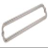 CRL BM30X30SN Satin Nickel 30" BM Series Back-to-Back Tubular Towel Bars with Metal Washers view 1