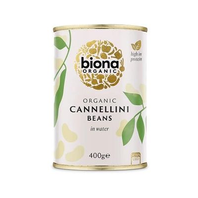 Biona Organic Cannellini Beans 400 g (Pack of 12)