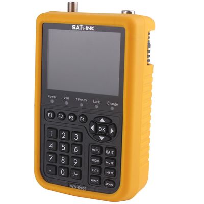 SATlink WS-6909 3.5 - Inch DVB-SandDVB-T Combo Satellite Signal Finder Meter