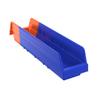 Akro-Mils 36448 Indicator Inventory Control Double Hopper Plastic Kanban Shelf Bin, 17-7/8-Inch x 4-1/4-Inch x 4-Inch, Blue/Orange, (12-Pack) view 1