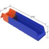 Akro-Mils 36448 Indicator Inventory Control Double Hopper Plastic Kanban Shelf Bin, 17-7/8-Inch x 4-1/4-Inch x 4-Inch, Blue/Orange, (12-Pack) view 2