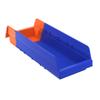 Akro-Mils 36468 Indicator Inventory Control Double Hopper Plastic Kanban Shelf Bin, 17-7/8-Inch x 6-5/8-Inch x 4-Inch, Blue/Orange, (12-Pack) view 1