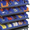Akro-Mils 36468 Indicator Inventory Control Double Hopper Plastic Kanban Shelf Bin, 17-7/8-Inch x 6-5/8-Inch x 4-Inch, Blue/Orange, (12-Pack) view 4