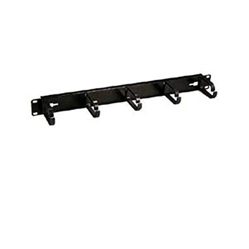 SF Cable Rackmount Cable Management Panel with 5 D-Rings (1U) for 19" Standard Rack