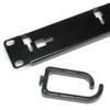 SF Cable Rackmount Cable Management Panel with 5 D-Rings (1U) for 19" Standard Rack view 2