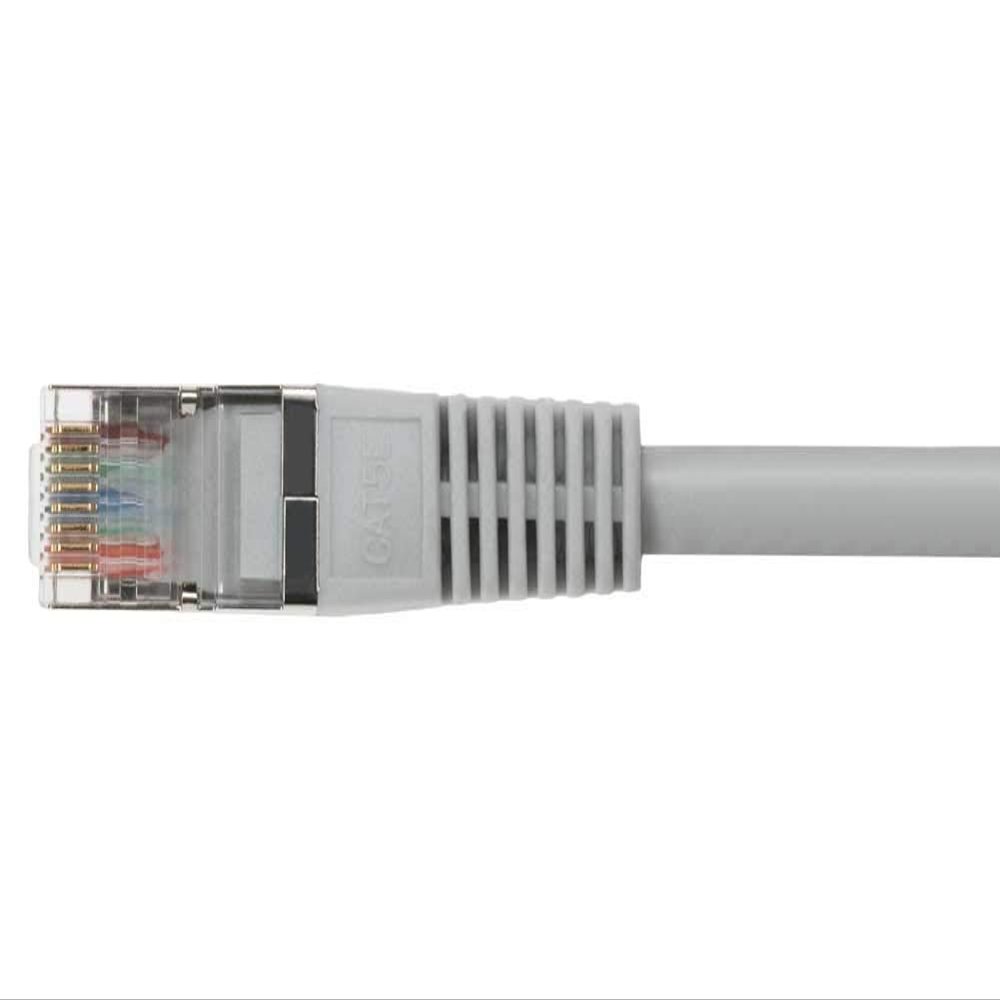 SF Cable Cat5e Shielded (STP) Ethernet Network Cable, 26AWG 4pair Stranded Copper Wire, RJ45 Plug, 350MHz, 25ft, Gray