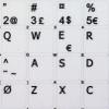 Danish Non-Transparent White Sticker (14x14) for Keyboard for Desktop, Laptop and Notebook view 1