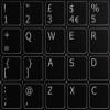 English UK Non-Transparent Black Sticker (14x14) for Keyboard for Desktop, Laptop and Notebook view 3
