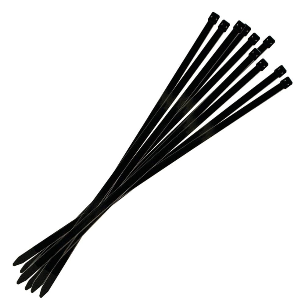 Stens 425-166 Plastic Zip Ties Black Color, 14" Length, Sold per Pack, Standard