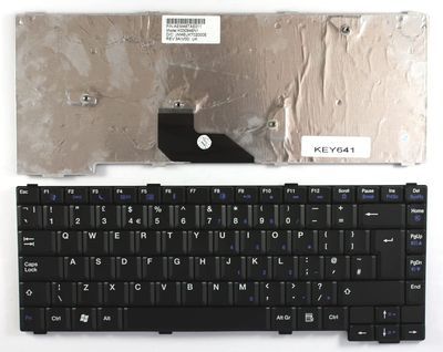 Keyboards4Laptops UK Layout Black Replacement Laptop Keyboard Compatible with Gateway MX6452H