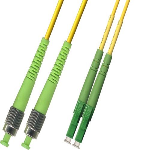 1M Singlemode Duplex Fiber Optic Cable (9/125) - FC/APC to LC/APC