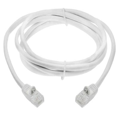 10ft Cat 5E Unshielded (UTP) Ethernet Network Cable - White