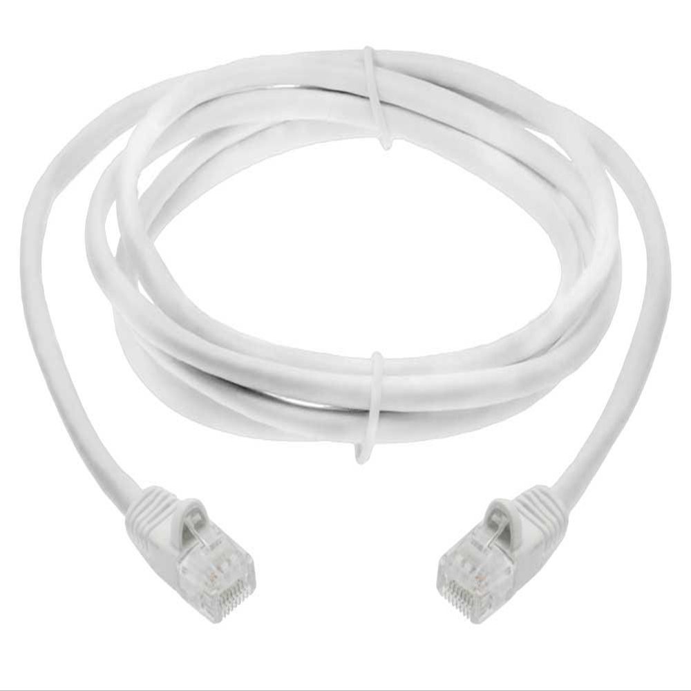 10ft Cat 5E Unshielded (UTP) Ethernet Network Cable - White