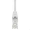 10ft Cat 5E Unshielded (UTP) Ethernet Network Cable - White view 3